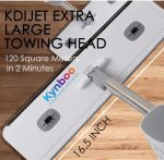 M6 Premium Microfiber Flat Mop for Floor Cleaning M-6 Removable Washable Cleaning Pad and Mop