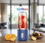 Portable Fruit Juicer – Mini 600ml USB Rechargeable Blender for Travel & Home