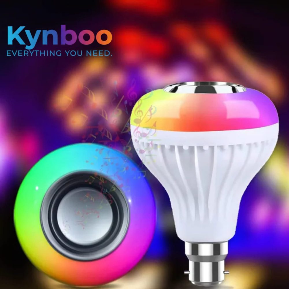 LED Bluetooth Smart Music Colored led Light Bulb With Remote Control& Bluetooth Speaker