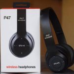 P47 Wireless Bluetooth Headphone,Memory Card Support,Fm Radio Enabled and Big Battery -P47