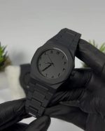 Arabic Watch Waterproof Men's Quartz Watch Black PC Plastic watch for men - Aura Arabic Watch - Black - Image 3