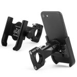 Aluminum Alloy Adjustable Bike Mobile Phone Holder Full Metal bike Motorcycle Mobile Holder Phone Bracket Mountain Bike Mobile Stand C3 - Image 2