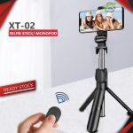 XT02 Bluetooth Extendable Selfie Stick with Wireless Remote - Capture Perfect Selfies and Videos with this Versatile Selfie Stick - Image 3