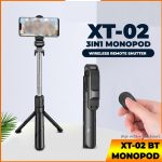 XT02 Bluetooth Extendable Selfie Stick with Wireless Remote - Capture Perfect Selfies and Videos with this Versatile Selfie Stick - Image 2