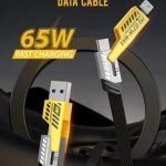 RECRSI 65W 4 in 1 fast Charging Data Cable