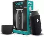 VGR V-932 Professional Rechargeable Corded & Cordless Pocket Hair Trimmer for Men’s Runtime: 120 Minutes, Black - Image 4