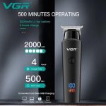 VGR V-937 Rechargeable Digital Display Professional Electric Hair & Beard Trimmer
