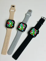 Keqiwear KW2 Max Smartwatch With 3 Bracelets – 49mm- Gold - Image 4