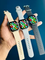 Keqiwear KW2 Max Smartwatch With 3 Bracelets – 49mm- Gold - Image 3