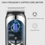 HTC AT-525 Professional Hair Clipper with 4 Length Settings, Hair Trimmer self-Sharpening Steel Blades, Easily use, , Black - Image 3