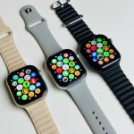 Keqiwear KW2 Max Smartwatch With 3 Bracelets – 49mm- Gold