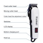 Kemei Km-809A Digital Electric ac/dc Rechargeable Professional Hair Clipper Trimmer - Image 3