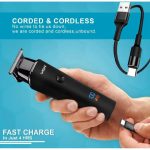 VGR V-937 Rechargeable Digital Display Professional Electric Hair & Beard Trimmer - Image 5