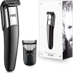 HTC AT-525 Professional Hair Clipper with 4 Length Settings, Hair Trimmer self-Sharpening Steel Blades, Easily use, , Black