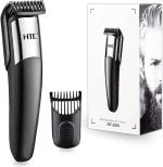 HTC AT-525 Professional Hair Clipper with 4 Length Settings, Hair Trimmer self-Sharpening Steel Blades, Easily use, , Black